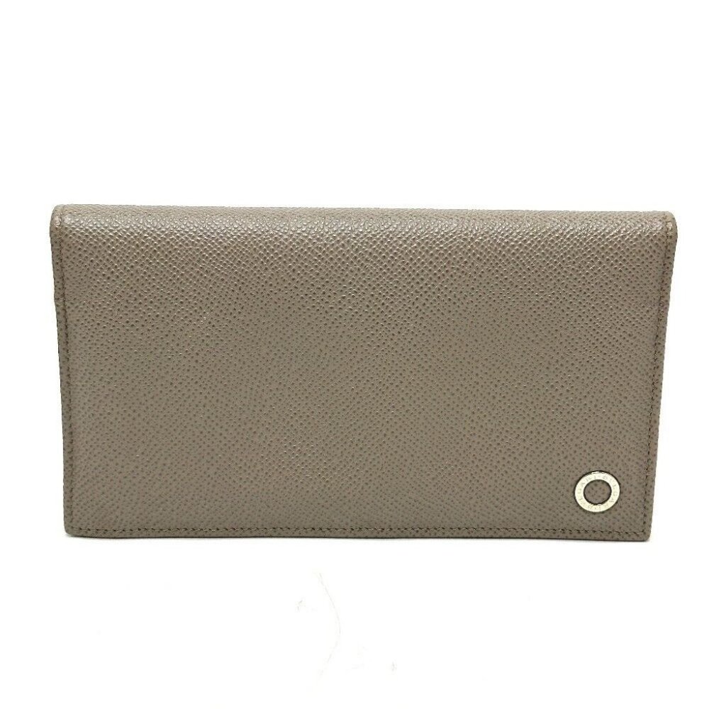 BVLGARI Bulgari Bulgari Folded wallet Leather gray - Picture 1 of 16